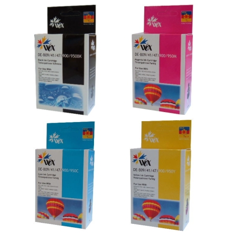 Compatible Brother LC47 Ink Cartridges 8 Pack (2BK/2C/2M/2Y)